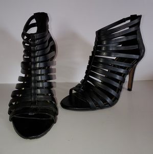 Black Strappy Heels